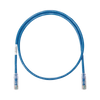 Cable de parcheo UTP Categoría 6, con plug modular en cada extremo - 1 ft (30.48 cm) - Azul