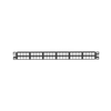 Panel de Parcheo Modular de Alta Densidad, Keystone (Sin Conectores), Identificación con Etiqueta Adhesiva, de 48 Puertos en 1 UR