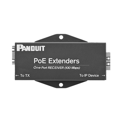 Receptor PoE/PoE+ Para Uso con Transmisor POEXTX1, Hasta 610 Metros (2000 ft) con Cable Cat5e o Cat6, 10/100Mbps
