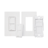 Kit, Apagador, base para empotrar en pared el control remoto PICO, tapa, ideal para el control de iluminación, integrable al HUB de Caseta y su App