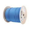 Bobina de Cable Blindado S/FTP de 4 pares, Cat7, Inmune a Ruido e Interferencias, LSZH (Bajo humo, Cero Halógenos), Color Azul, Bobina de 500 m