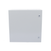 Gabinete de Acero IP66 Uso en Intemperie (600 x 600 x 300 mm) con Placa Trasera Interior Metálica y Compuerta Inferior Atornillable (Incluye Chapa y Llave T).