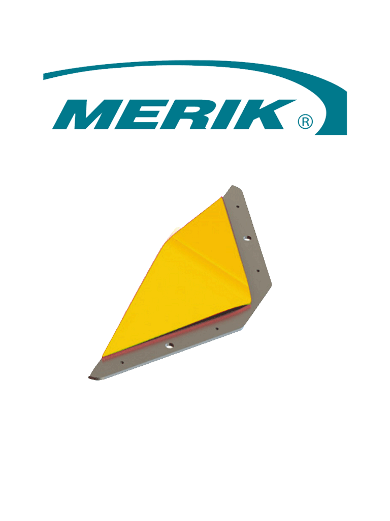 MERIK 12300EY - Cobra par de biseles laterales amarillos para remate final de picos poncha llantas 12300PYp