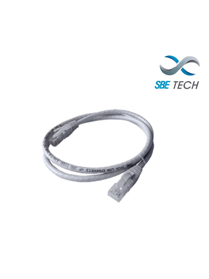 SBETECH SBE-PCC6U3.0MGY Patch cord cat. 6 con bota inyectada color gris, 3 m