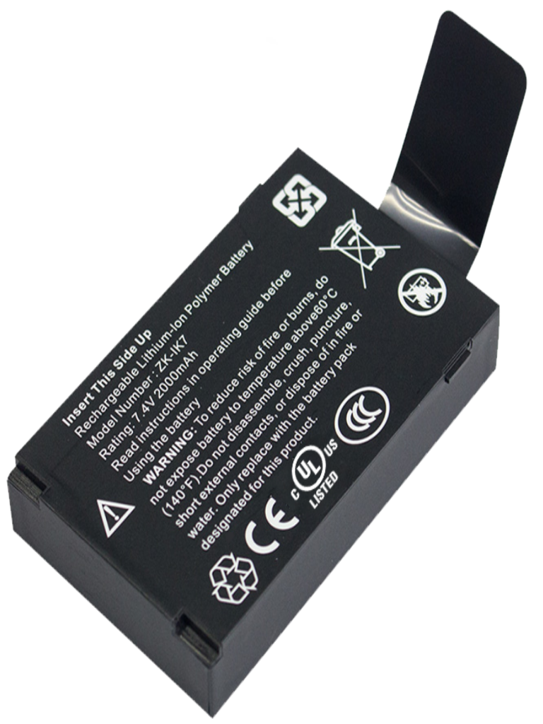 ZKTECO IK7 - Batería de Respaldo para Control de Acceso / UFACE800/ SFACE900 / G3 / G3Pro