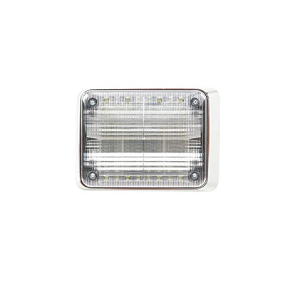 Luz de advertencia Quadraflare LED con flasher integrado, color claro