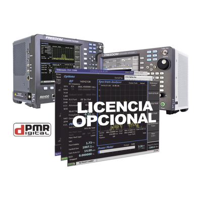 Opción de Software para prueba dPMR (Radio Móvil Privado Digital) en R8000 / R8100.