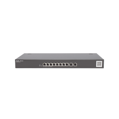 Router administrable cloud 10 puertos gigabit, soporta  4x WAN configurables, hasta 200 clientes con desempeño de 1Gbps asimétricos