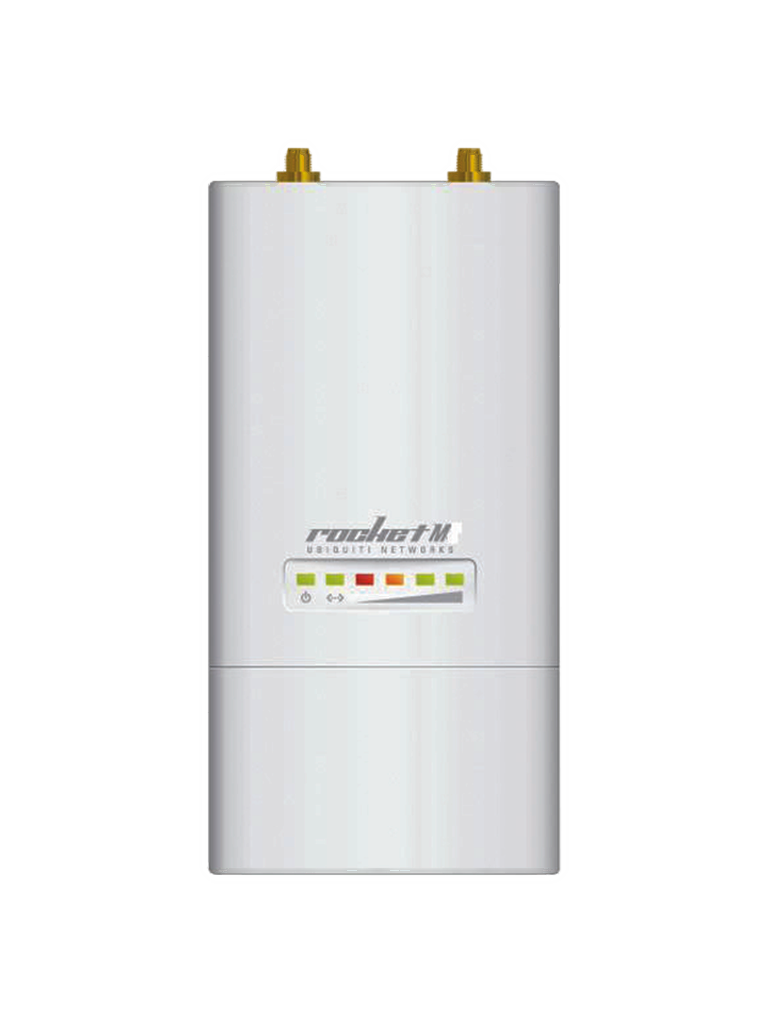 UBIQUITI ROCKETM2 - Radio Conectorizado Airmax 2.4GHz / Exterior / MIMO / 2 Conectores RP-SMA / 28 dBm / Rendimiento hasta 150 Mbps