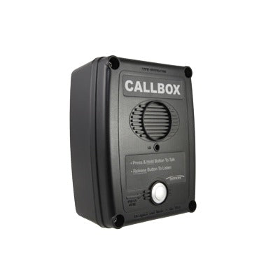 Callbox, Intercomunicador Inalámbrico Vía Radio VHF 150-165MHZ, Serie Q1 en Color Negro