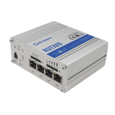 Router Industrial LTE(4.5G) Cat6, 4 puertos Gigabit, Doble ranura SIM, GNSS
