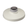 Montaje adaptador tipo plato color marfil necesario para instalación en pared o techo (ver domos compatibles)