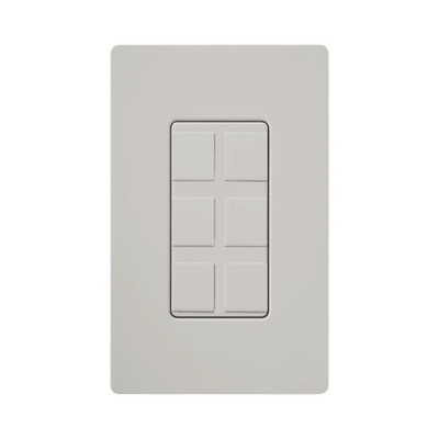 Caja de pared para varios contactos de red o tel, 6 mini espacios
