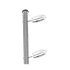 Aislador Blanco para postes de esquina de alta Resistencia con Anti UV de uso en cercos eléctricos