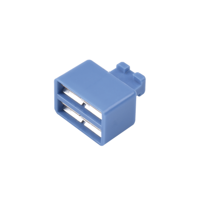 Clip de Puente, Para Uso con Regletas S66 de Siemon, de 1 par, Color Azul