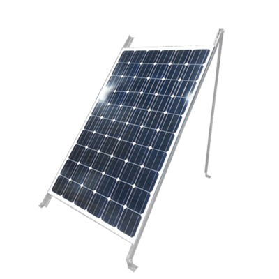 Montaje de Piso para 1 Módulo Solar (Ver compatibilidad). Galvanizado Electrolítico.