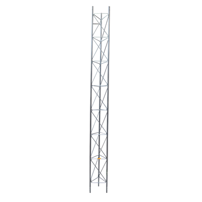 Tramo de Torre Arriostrada de 3m x 45cm, Galvanizado por Inmersión, Hasta 60 m de Elevación. Zonas Húmedas.