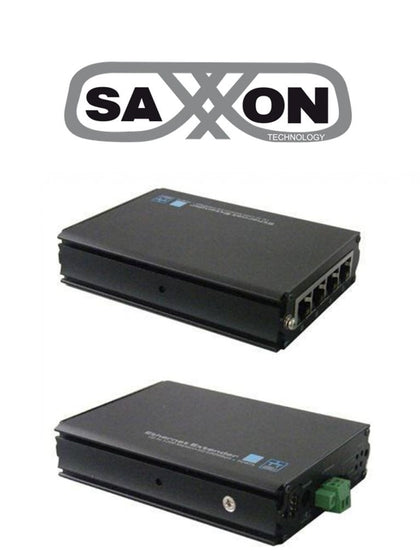 SAXXON uUTP704 - Extensor IP para 4 puertos de hasta 1000 metros por cable UTPCAT5 para 4 puertos