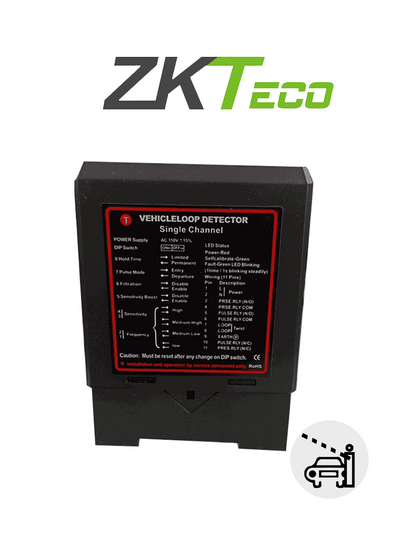 ZKTECO ZF24 - Sensor de Masa de un Carril / 24VDC/AC / Salida NO NC COM /Compatible con Barrera WEJOIN y ZKTECO