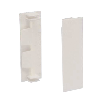 Unión recta de tapa, para uso con canaleta T70, Material PVC Rígido, Color Blanco Mate