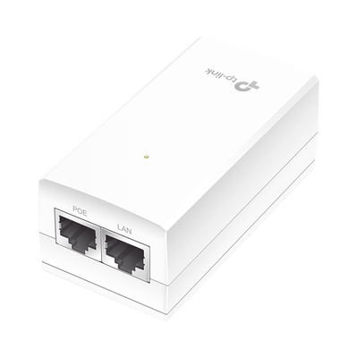 Inyector PoE pasivo de 24V,  2 puerto 10/100/1000 Mbps, plug-and-play