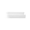 Canaleta blanca de PVC auto extinguible, con 2 plataformas, 4 cinthos TH 190, 2 thornillos 10 x 1 1/2”, 2 thorquetes TP2X. (9001-01250)