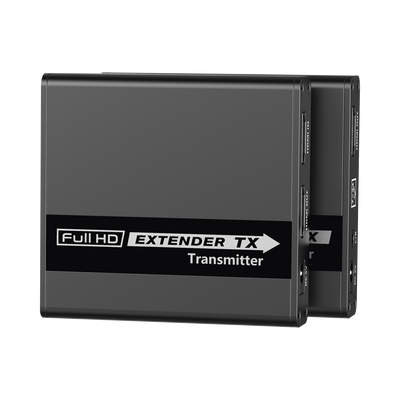 Kit Extensor HDMI para distancias de 70 metros / Soporta resoluciones 720 y 1080P @ 60 Hz / Cat 6, 6a y 7 / Cero Latencia / Uso 24/7 / HDR10 / Salida Loop /  Configuración EDID / Soporta control remoto del equipo fuente / Salida de audio de 3.5mm