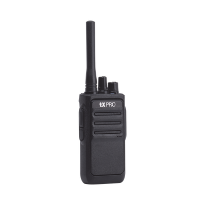 Radio Portátil UHF 400-470 MHz, 16 canales, 2 Watts de potencia, SÚPER Bajo Costo