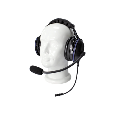 Auriculares de diadema de uso rudo sobre la cabeza para serie Motorola GP300/P1225/PRO3150/MAG ONE/EP450/DEP450