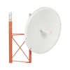 Antena Direccional con Frecuencia Extendida / 4.8 - 6.5 GHz / 28 dBi /  Jumper incluido con conector N-Macho / Polaridad en 90º y 45º / Montaje incluido para torre o mástil