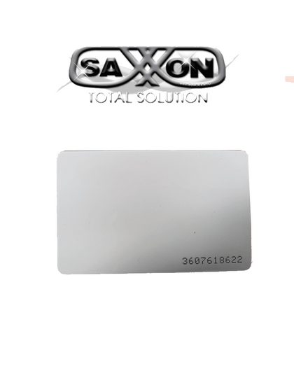TVC SAXDUAL - TAG De PVC Dual / UHF / MIFARE / Compatible con Lectoras SAXR2656 & SAXR2657 / Lectoras de Proximidad 13.56 Mhz / EPC GEN 2 / Folio Impreso
