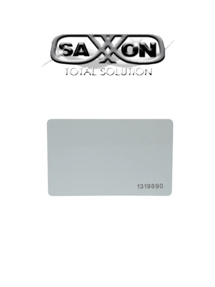 SAXXON SAXTHF01- TAG De PVC UHF pasivo / Compatible con Lectoras SAXR2656 & SAXR2657 / EPC GEN2 / Folio Impreso