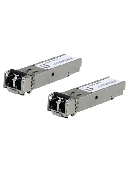 UBIQUITI UF-MM-1G - Modulo para Fibra Optica SFP Multimodo / 1 Gigabit / Conector Tipo LC / Compatible con Switches UniFi y EdgeMax