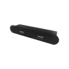 Mini empotrable rectangular color negro, con 2 puertos USB con cable