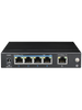 UTEPO UTP3SW0401TP60 - Switch  PoE de 5 Puertos Fast Ethernet/ 4 Puertos  PoE/ 60  Watts Totales/ 1 Puerto Uplink/ Estándares  802.3af & at / Conexión hasta 250m en Modo CCTV/ No administrable