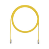 Cable de Parcheo TX6, UTP Cat6, Diámetro Reducido (28AWG), Color Amarillo, 7ft