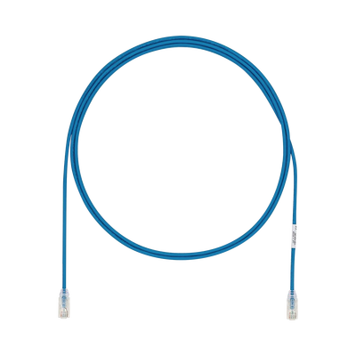 Cable de Parcheo UTP Cat6A, CM/LSZH, Diámetro Reducido (28AWG), Color Azul, 10ft