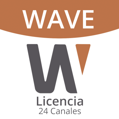 Licencia de 24 Canales de Grabación Wisenet Wave Profesional