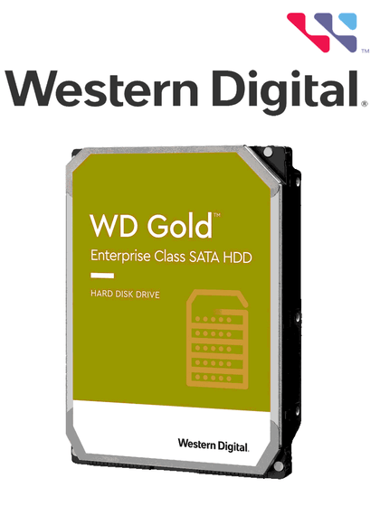 WESTERN WD102KRYZ- Disco duro 10 TB/ Serie Gold/ Sata 6 GBS/ Recomendado para video vigilancia/ Servidores/ 7200 RPM/ 256MB/  Tamano 3.5