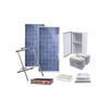 Kit Solar Witek de 28 W con 5 Puertos PoE 802.3 af y PoE Pasivo 24 V para Camaras IP y un Enlace Punto a Punto en 24 Vcc