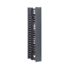 Organizador Vertical NetRunner, Doble (Frontal y Posterior), de 22.5 UR, 4.9in de Ancho, Color Negro