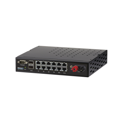Switch WISP PoE Administrable de 14 puertos (12 PoE Gigabit + 2 SFP) entrada de 9-72 Vcc
