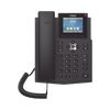 Teléfono IP empresarial para 4 líneas SIP con pantalla LCD de 2.8 pulgadas a color, puertos Gigabit, IPv6, Opus y conferencia de 3 vías, PoE