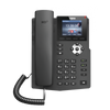 Teléfono IP empresarial para 2 lineas SIP con pantalla LCD de 2.4 Pulgadas a color y conferencia de 3 vías, PoE