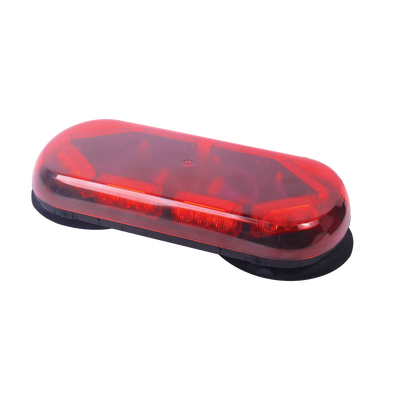 Mini barra con 24 LED, Color Rojo y Montaje Magnético de Succión