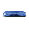 Mini barra de luces serie X606 con 18 LED, color azul y montaje permanente