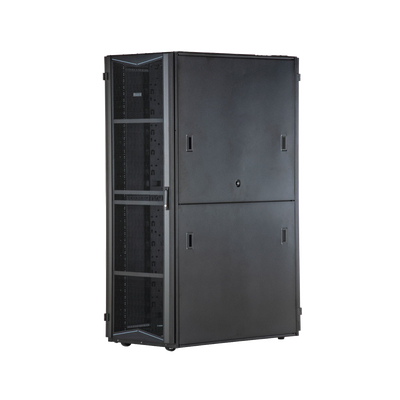 Gabinete FlexFusion para Centros de Datos, 45 UR, 800 mm de Ancho, 1200 mm de Profundidad, Fabricado en Acero, Color Negro