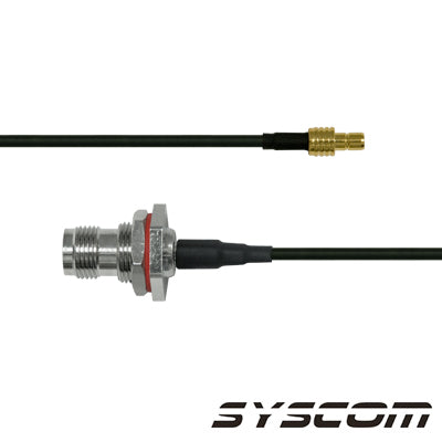 Cable RG174, con conectores SMB/TNC de 30 cm.