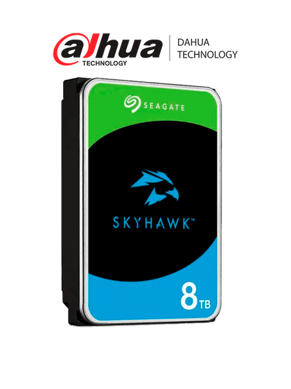 SEAGATE/DAHUA ST8000VX004 - Disco Duro para Videovigilancia Seagate SkyHawk 3.5
