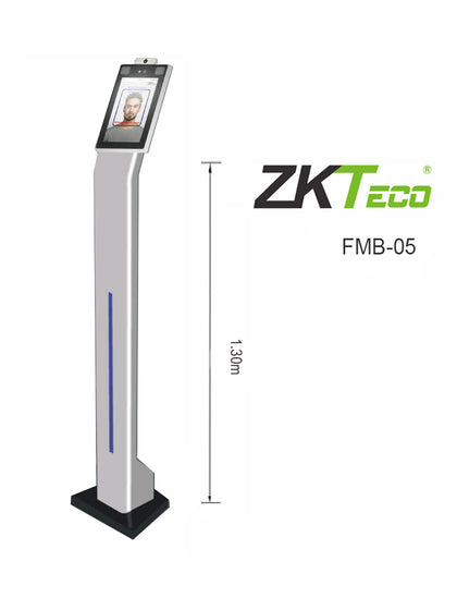ZKTECO FMB05 - Soporte para Interiores para Equipos de pared / linea SpeedFaceV5L, SpeedFaceH5L, Proface X y FaceDepot7BL / Altura: 131.5 cm/
